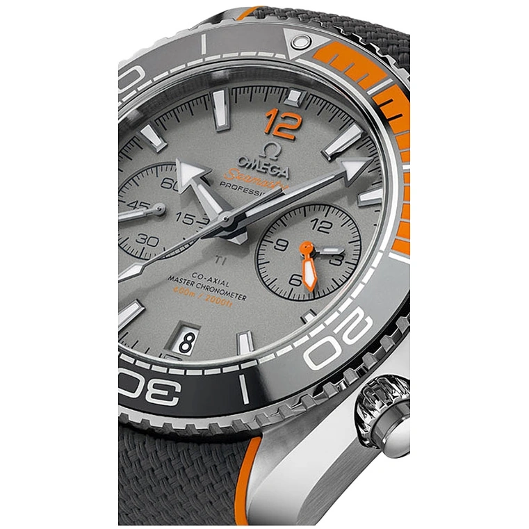 Omega Watch For Men - Seamaster Planet Ocean 600M Chronograph, Titanium, Black Dial - Ref. 215.92.46.51.99.001