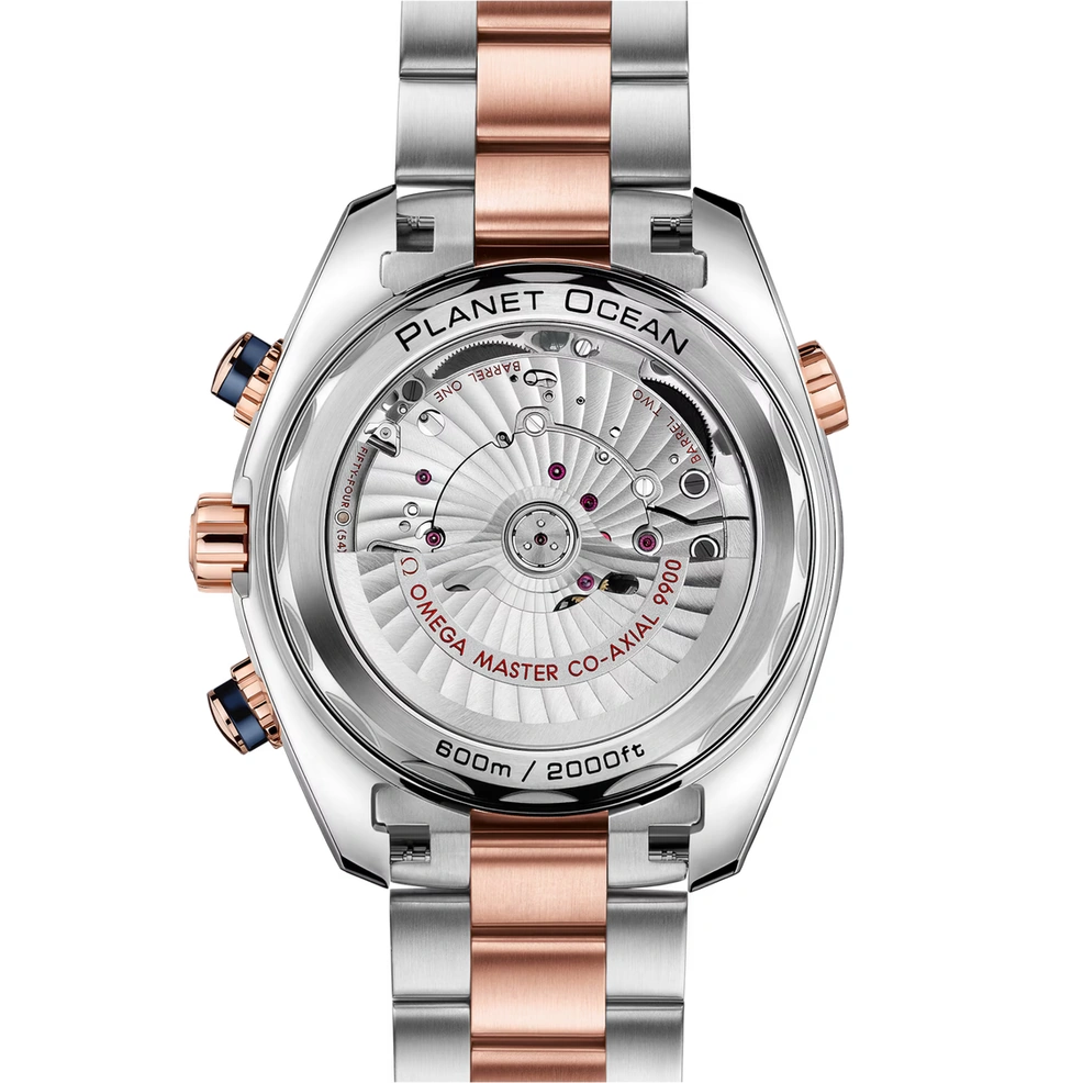 Omega Watch For Men - Seamaster Planet Ocean 600M Master Chronometer Chronograph, 40.5 mm, Two-Tone