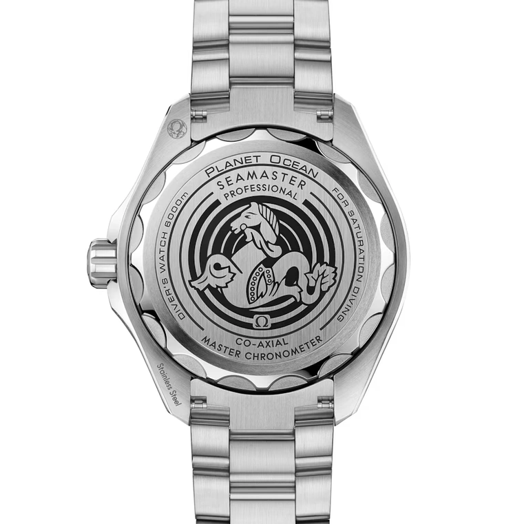 Omega Watch For Men - Seamaster Planet Ocean Ultra Deep 6000M, O-MEGASTEEL, Blue Dial - Ref. 215.30.46.21.03.001