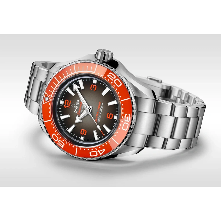 Omega Watch For Men - Seamaster Planet Ocean Ultra Deep 6000M, O-MEGASTEEL, Grey Dial - Ref. 215.30.46.21.06.001