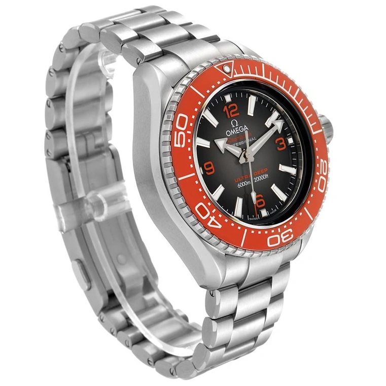 Omega Watch For Men - Seamaster Planet Ocean Ultra Deep 6000M, O-MEGASTEEL, Grey Dial - Ref. 215.30.46.21.06.001