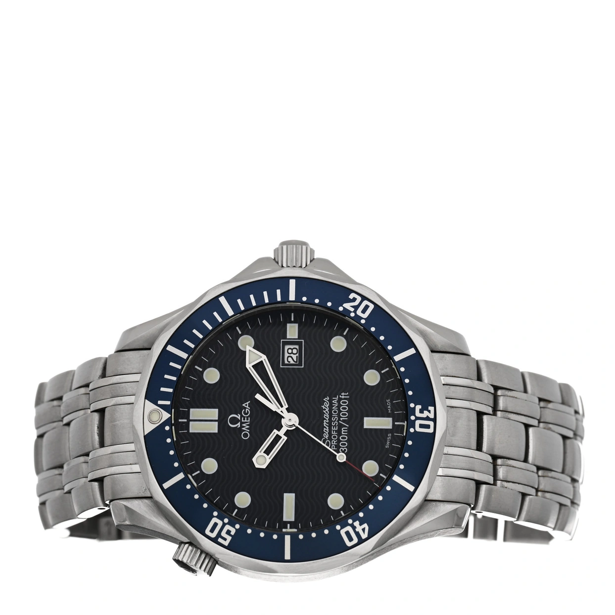 Omega Watch For Men - Seamaster Professional Diver 300M Quartz, Blue Dial (James Bond) - Ref. 2541.80.00