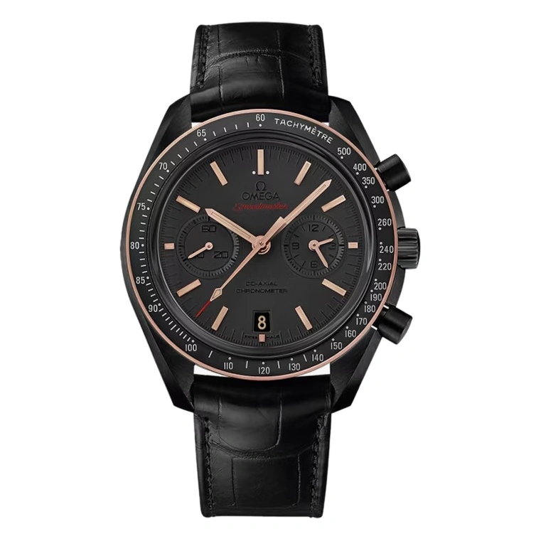 Omega Watch For Men - Speedmaster Dark Side of the Moon, 18K Sedna Gold, Grey Dial - Ref. 311.63.44.51.06.001