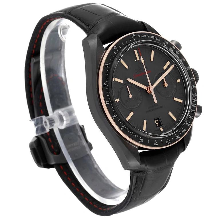 Omega Watch For Men - Speedmaster Dark Side of the Moon, 18K Sedna Gold, Grey Dial - Ref. 311.63.44.51.06.001