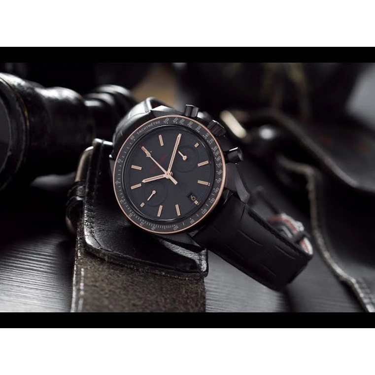 Omega Watch For Men - Speedmaster Dark Side of the Moon, 18K Sedna Gold, Grey Dial - Ref. 311.63.44.51.06.001