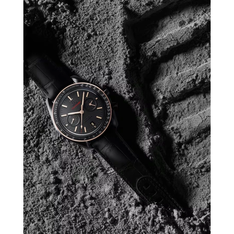 Omega Watch For Men - Speedmaster Dark Side of the Moon, 18K Sedna Gold, Grey Dial - Ref. 311.63.44.51.06.001