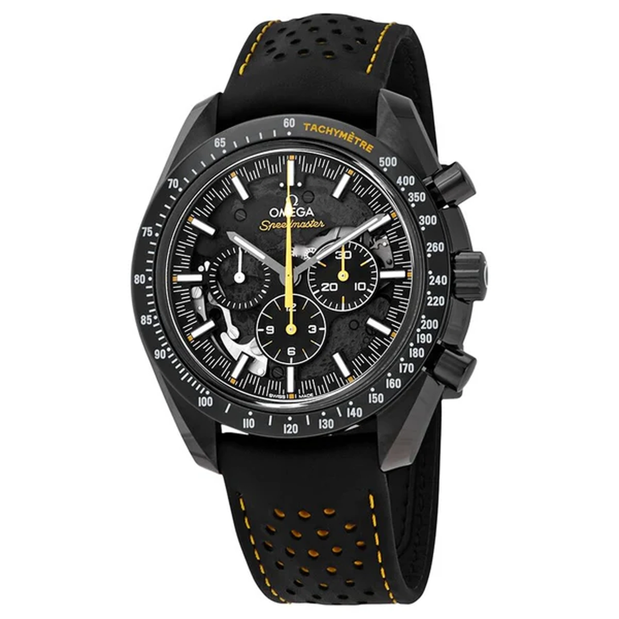 Omega Watch For Men - Speedmaster Dark Side of the Moon, Black Ceramic, Black Dial - Ref. 311.92.44.30.01.001