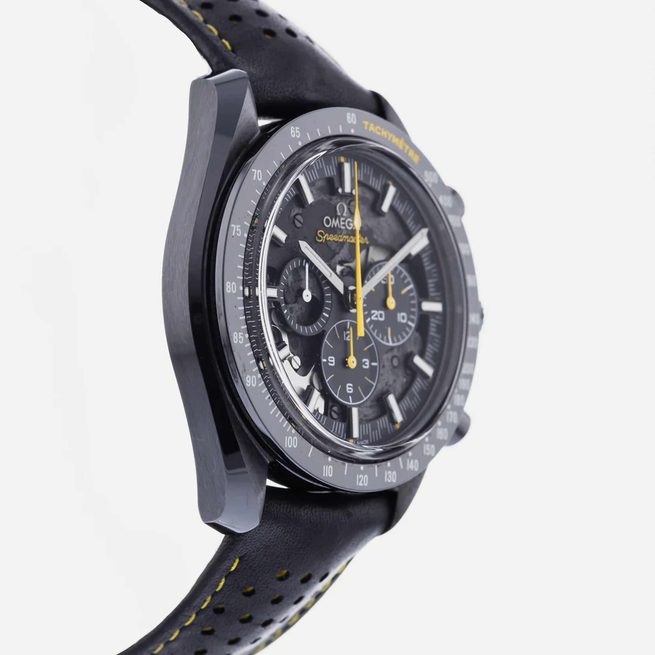 Omega Watch For Men - Speedmaster Dark Side of the Moon, Black Ceramic, Black Dial - Ref. 311.92.44.30.01.001