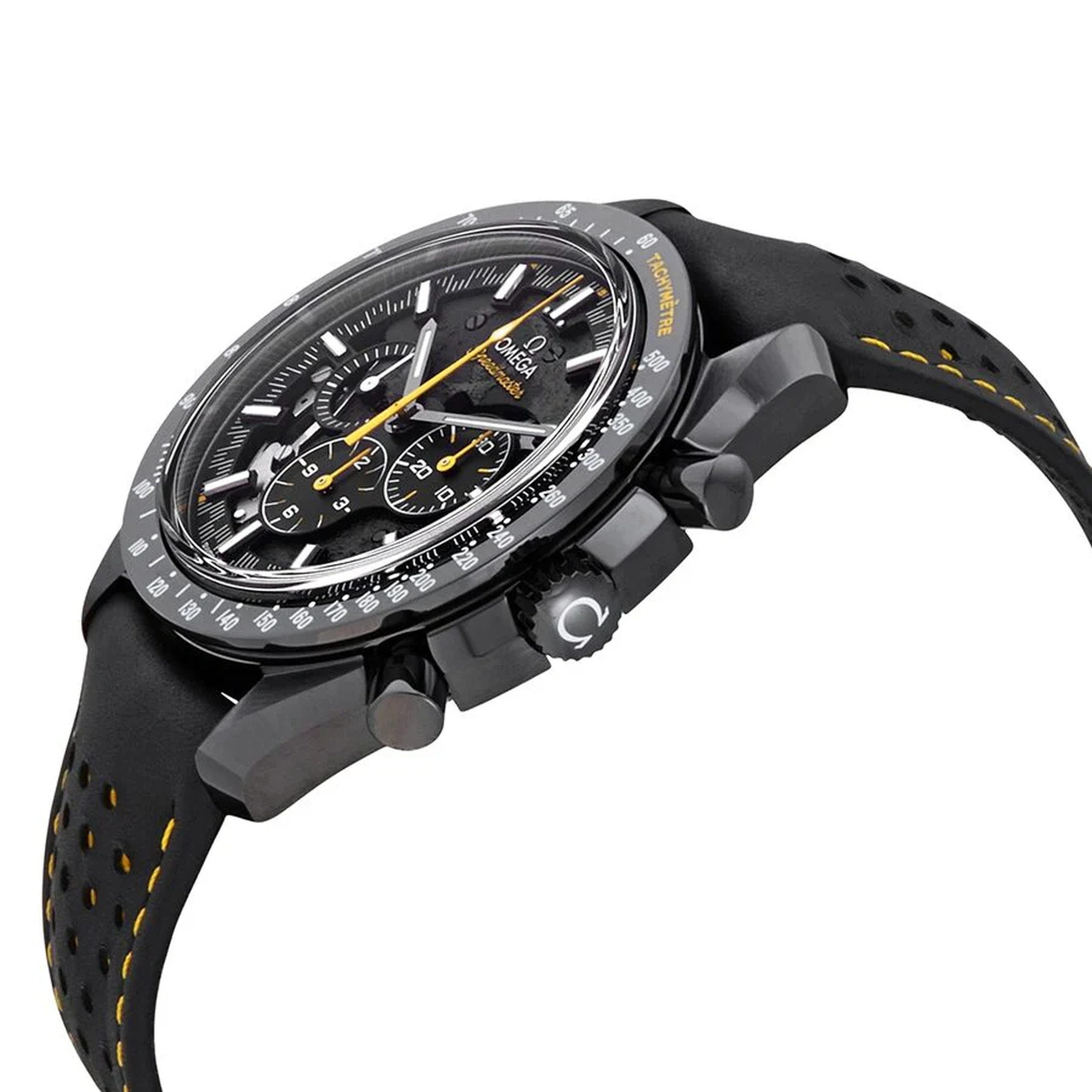 Omega Watch For Men - Speedmaster Dark Side of the Moon, Black Ceramic, Black Dial - Ref. 311.92.44.30.01.001