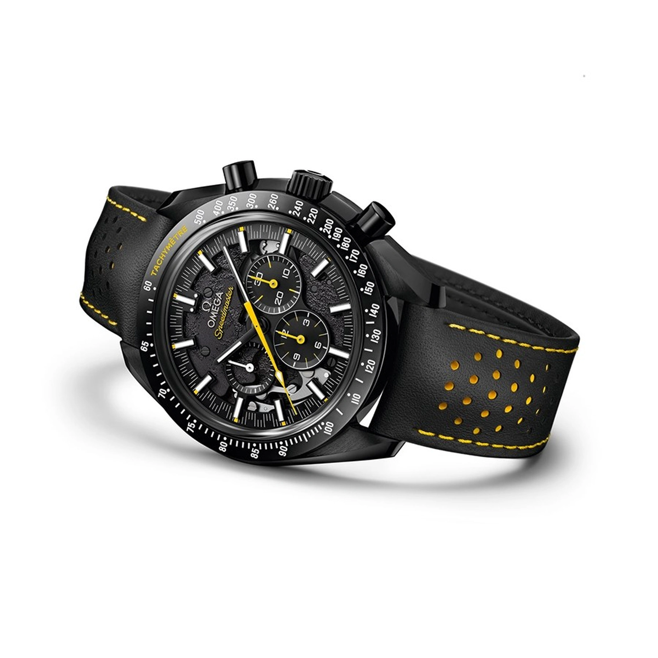 Omega Watch For Men - Speedmaster Dark Side of the Moon, Black Ceramic, Black Dial - Ref. 311.92.44.30.01.001