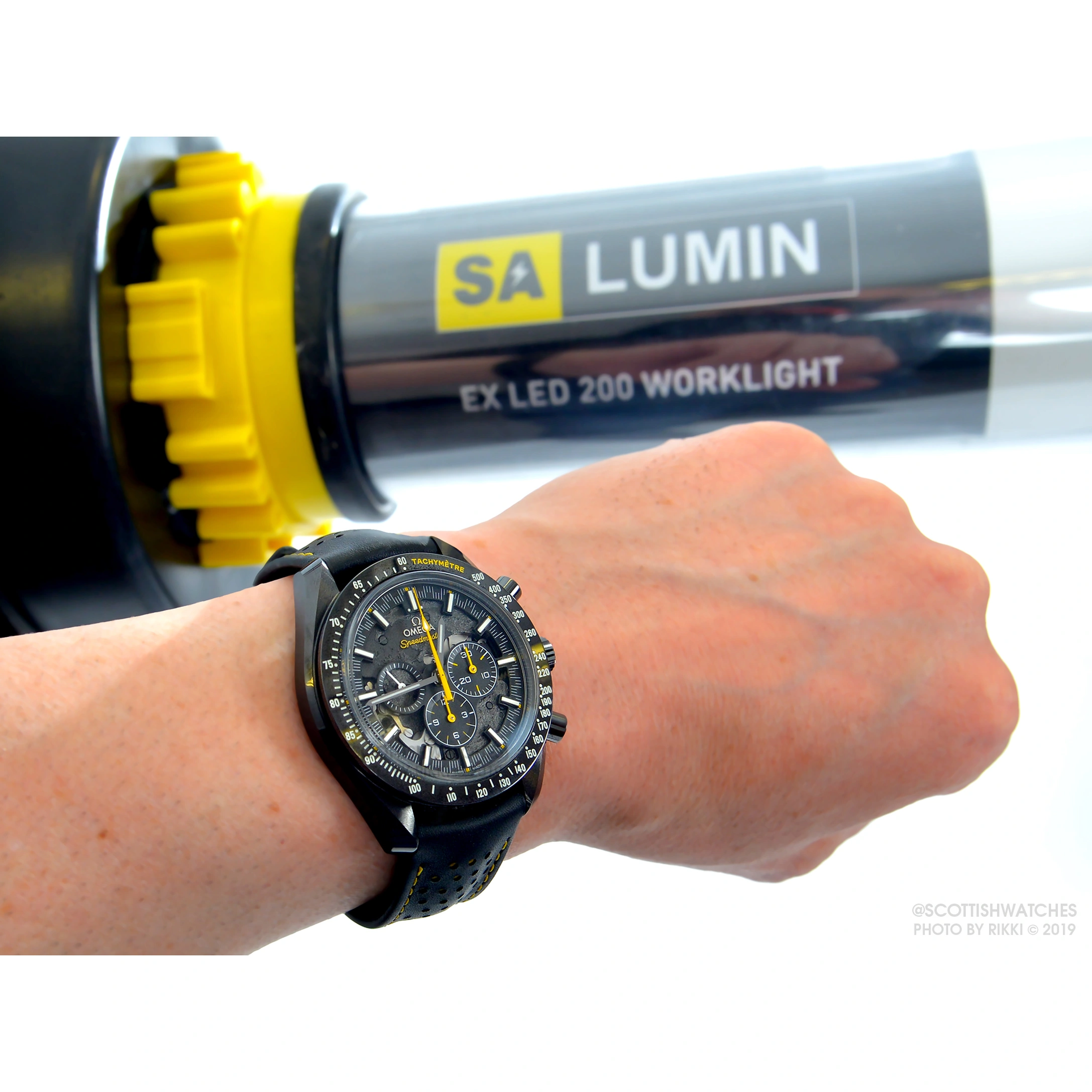 Omega Watch For Men - Speedmaster Dark Side of the Moon, Black Ceramic, Black Dial - Ref. 311.92.44.30.01.001