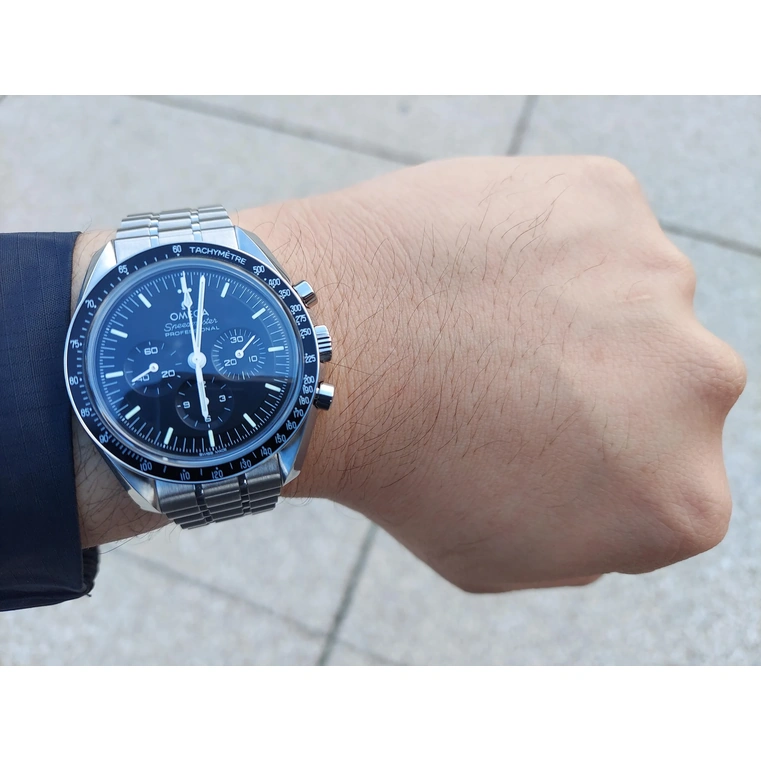 Omega Watch For Men - Speedmaster Moonwatch Professional 42 mm, Steel on Steel, Sapphire Crystal - Ref. 310.30.42.50.01.002