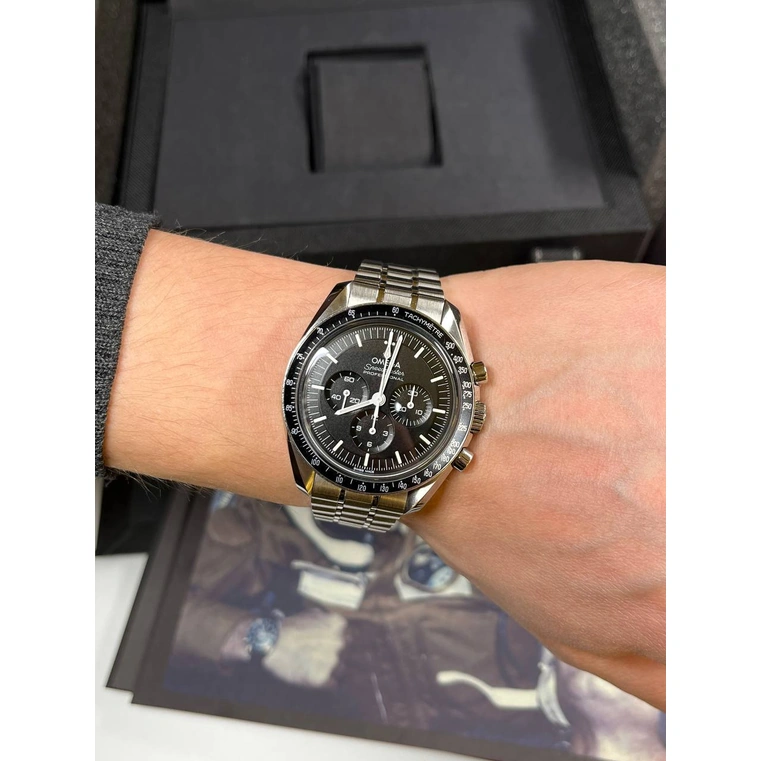 Omega Watch For Men - Speedmaster Moonwatch Professional 42 mm, Steel on Steel, Sapphire Crystal - Ref. 310.30.42.50.01.002