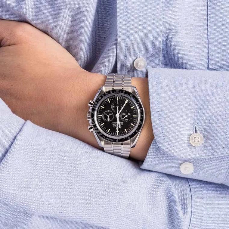 Omega Watch For Men - Speedmaster Moonwatch Professional 42 mm, Steel on Steel, Sapphire Crystal - Ref. 310.30.42.50.01.002