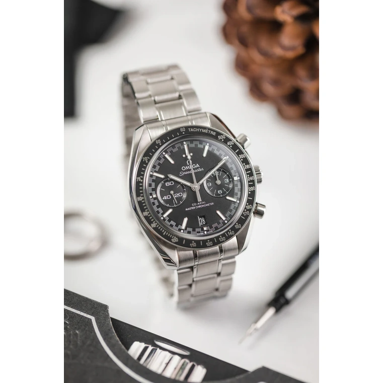 Omega Watch For Men - Speedmaster Racing, 44.25 mm, Steel, Black Dial - Ref. 329.30.44.51.01.001