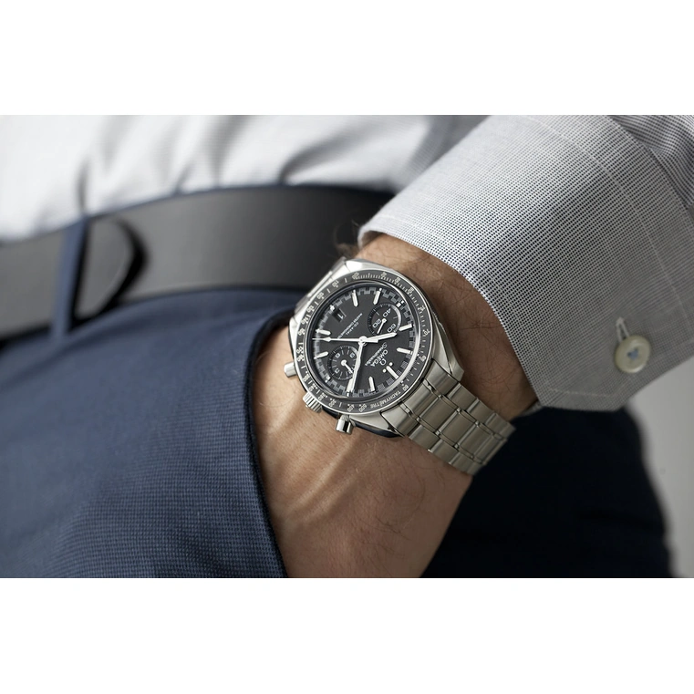 Omega Watch For Men - Speedmaster Racing, 44.25 mm, Steel, Black Dial - Ref. 329.30.44.51.01.001