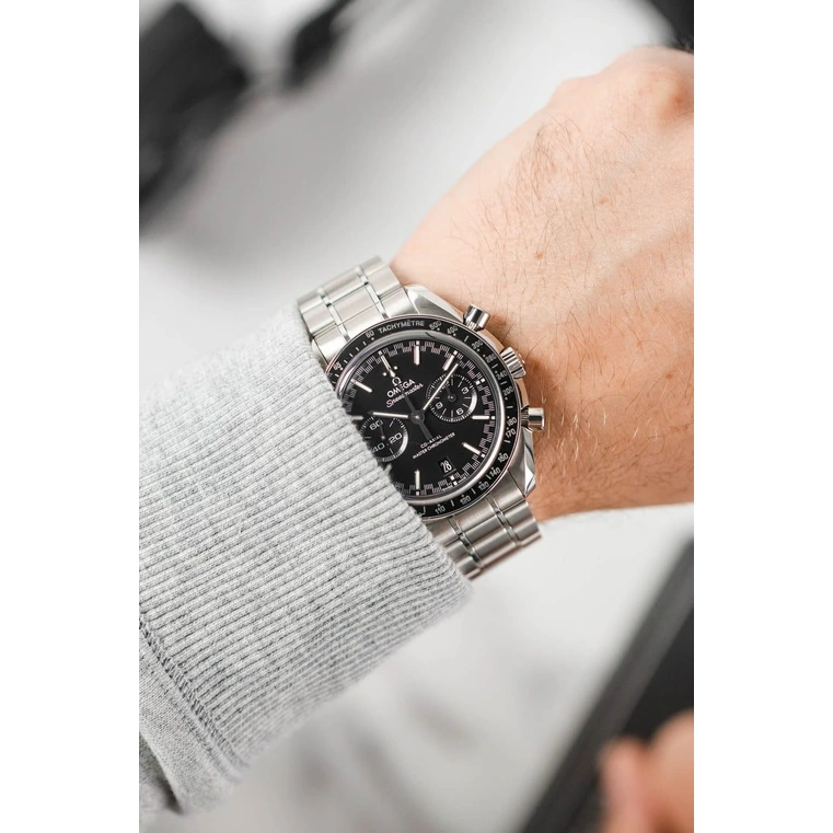 Omega Watch For Men - Speedmaster Racing, 44.25 mm, Steel, Black Dial - Ref. 329.30.44.51.01.001