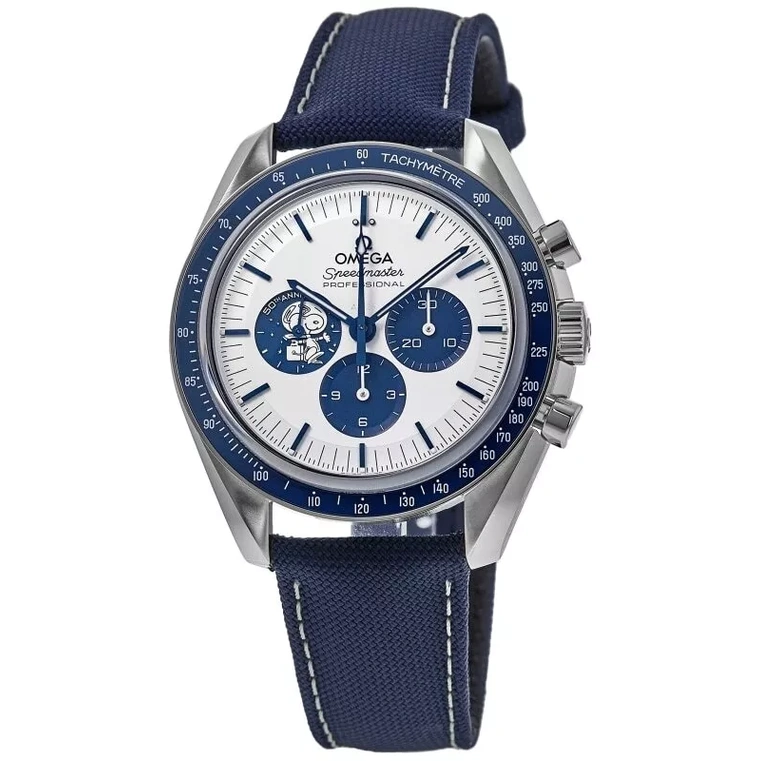 Omega Watch For Men - Speedmaster Silver Snoopy Award 50th Anniversary - Ref. 310.32.42.50.02.001