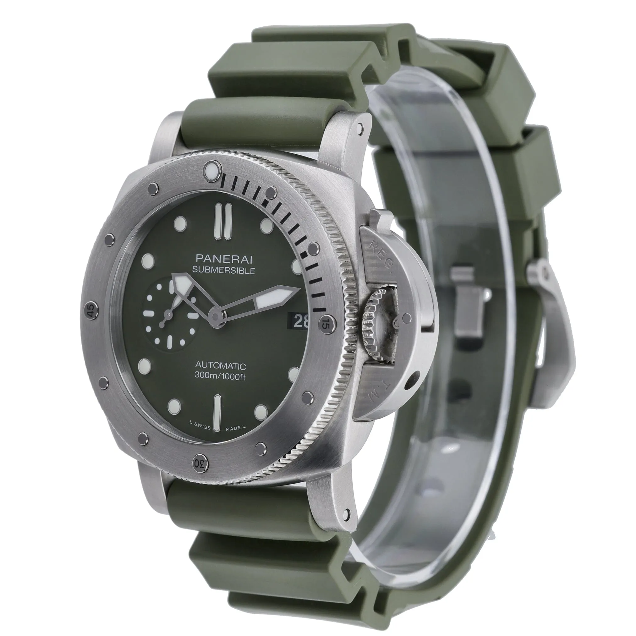 Panerai Wacth For Men - Submersible Verde Militare, 42 mm