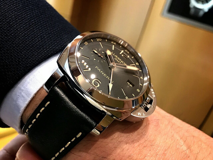 Panerai Watch For Men - Luminor 1950 3 Days GMT 24H Automatic Acciaio