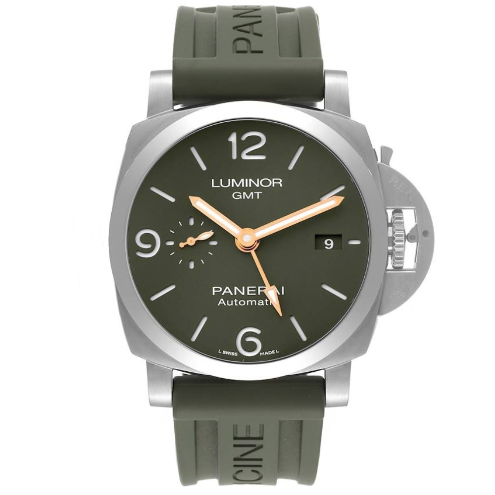 Panerai Watch For Men - Luminor 1950 44 3 Days GMT Automatic Stainless Steel Mahendra Singh Dhoni Edition