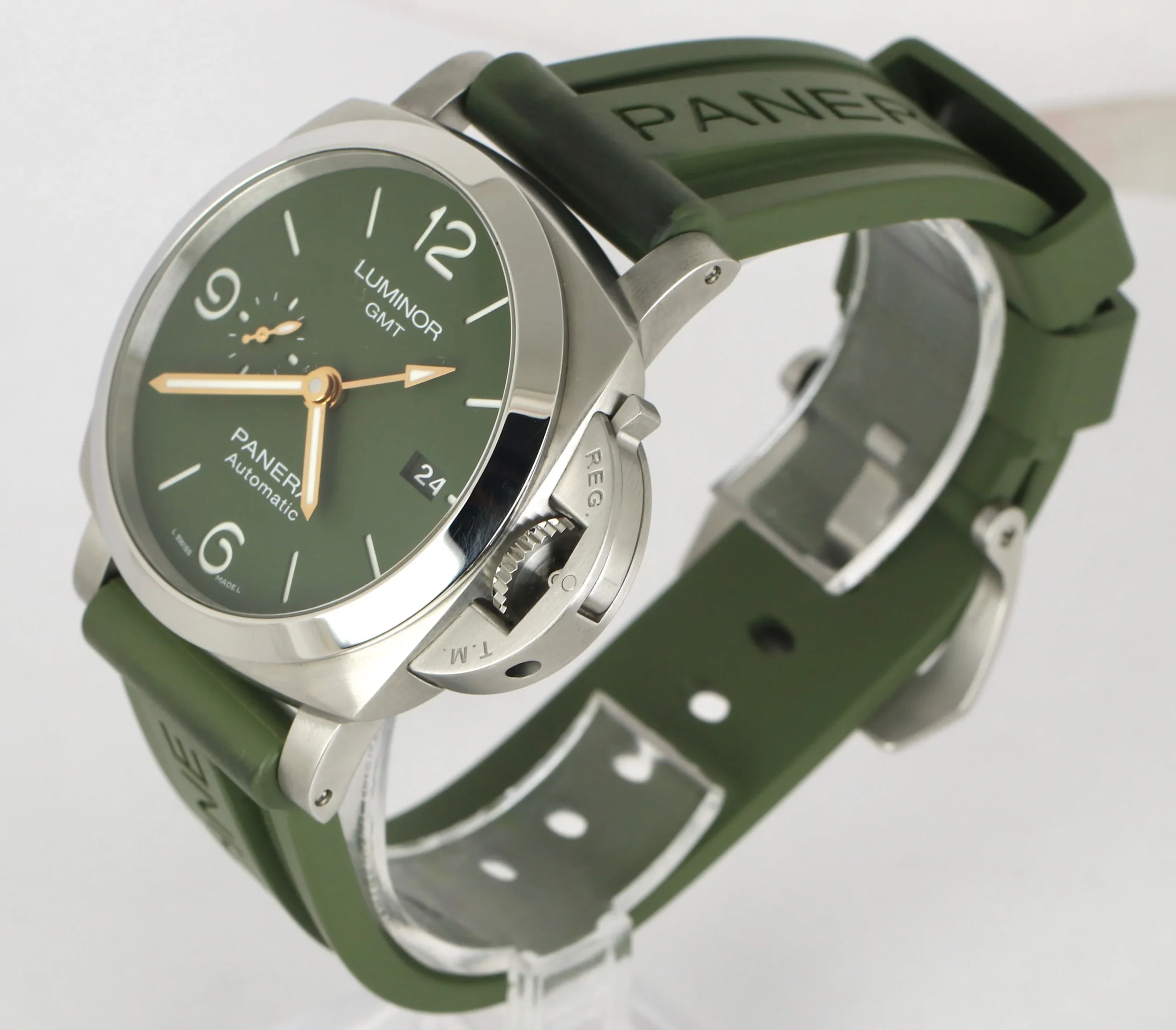 Panerai Watch For Men - Luminor 1950 44 3 Days GMT Automatic Stainless Steel Mahendra Singh Dhoni Edition