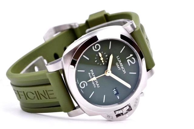 Panerai Watch For Men - Luminor 1950 44 3 Days GMT Automatic Stainless Steel Mahendra Singh Dhoni Edition