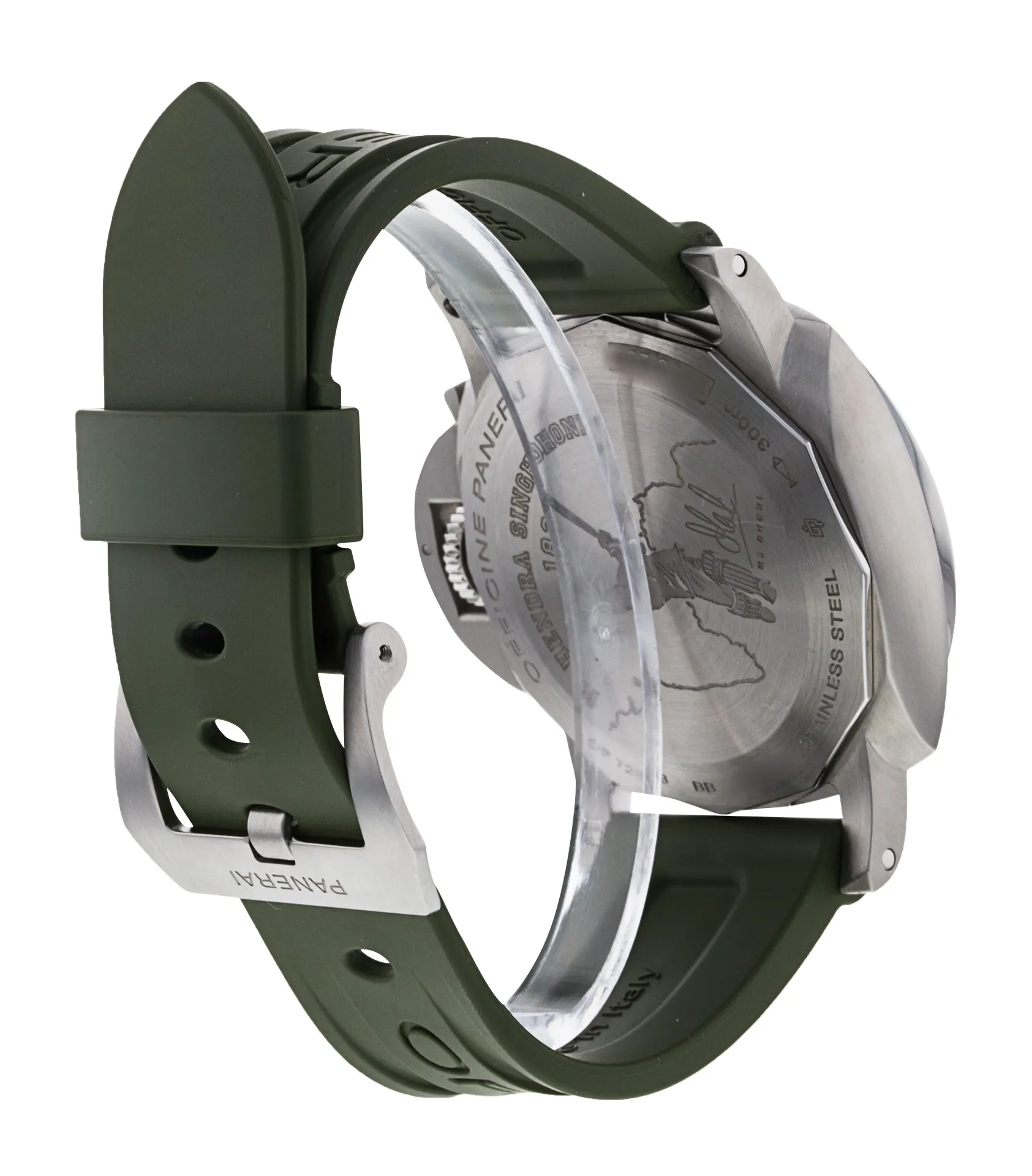 Panerai Watch For Men - Luminor 1950 44 3 Days GMT Automatic Stainless Steel Mahendra Singh Dhoni Edition