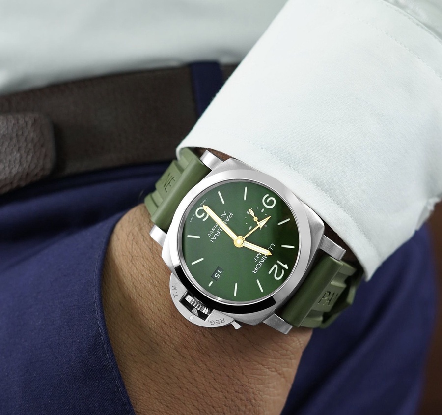 Panerai Watch For Men - Luminor 1950 44 3 Days GMT Automatic Stainless Steel Mahendra Singh Dhoni Edition