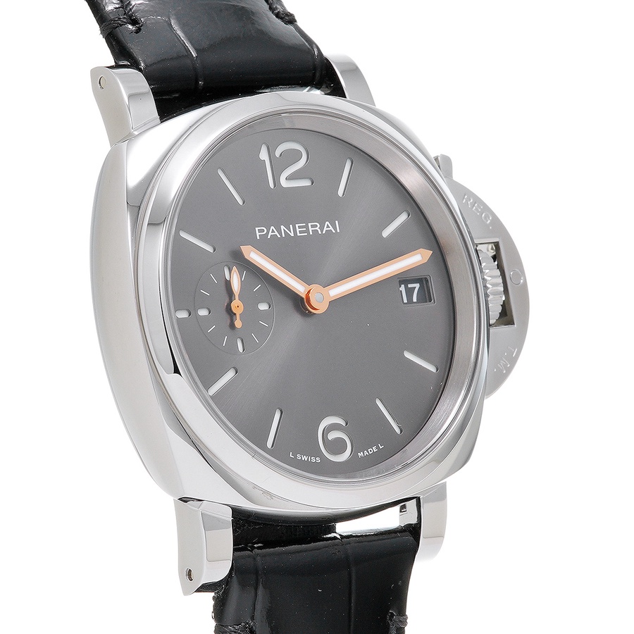 Panerai Watch For Men - Luminor Due, 38 mm, Anthracite Dial