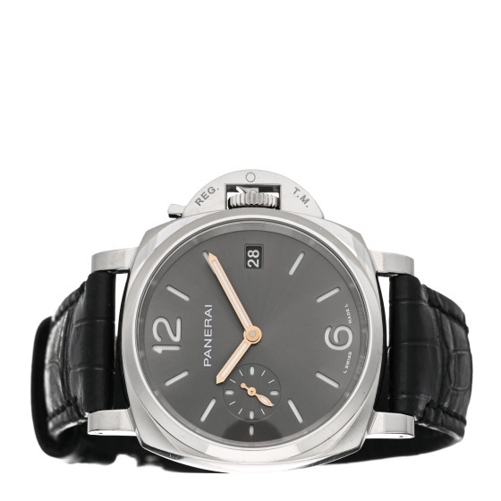 Panerai Watch For Men - Luminor Due, 38 mm, Anthracite Dial