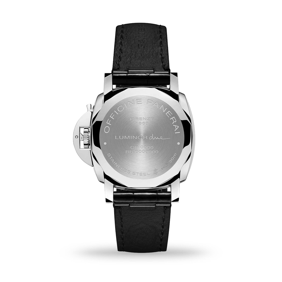 Panerai Watch For Men - Luminor Due, 38 mm, Anthracite Dial