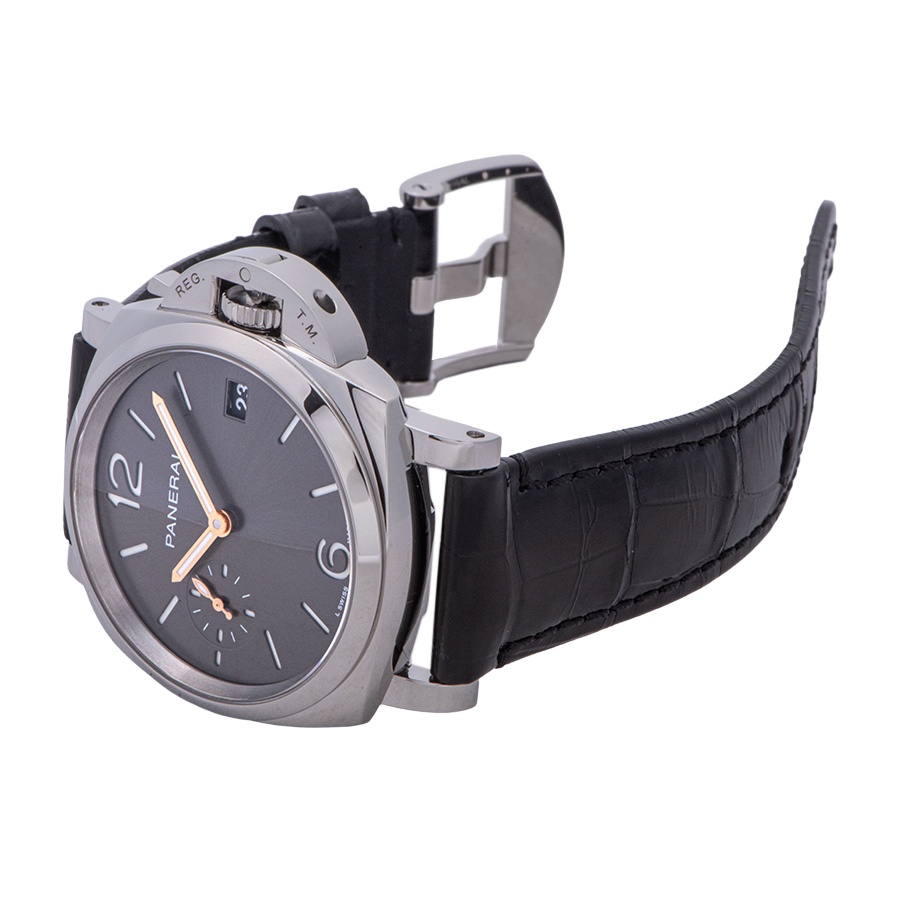 Panerai Watch For Men - Luminor Due, 38 mm, Anthracite Dial