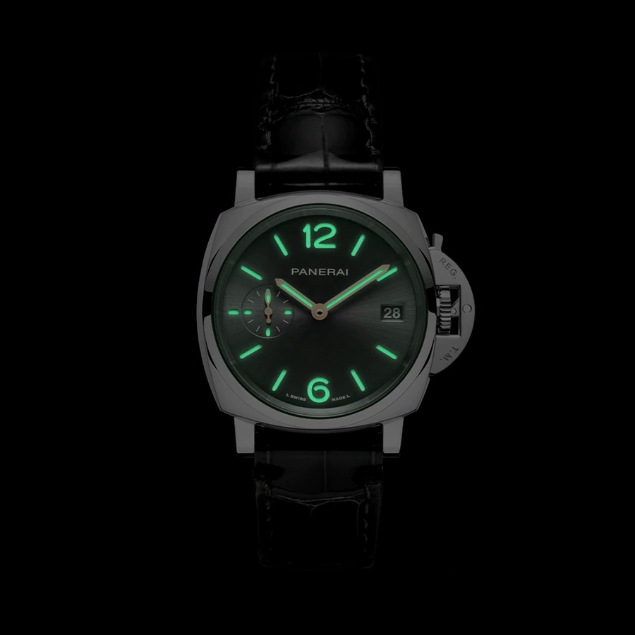Panerai Watch For Men - Luminor Due, 38 mm, Anthracite Dial