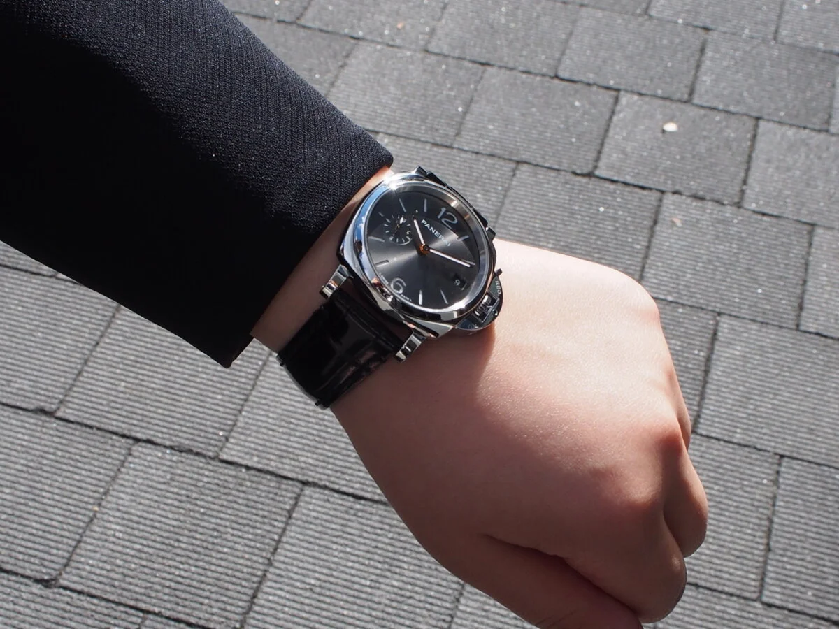 Panerai Watch For Men - Luminor Due, 38 mm, Anthracite Dial