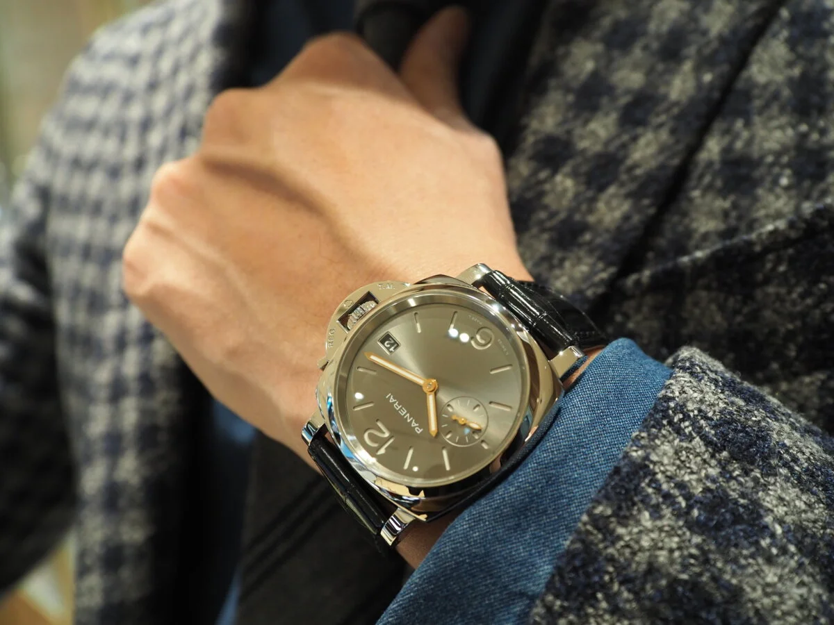Panerai Watch For Men - Luminor Due, 38 mm, Anthracite Dial