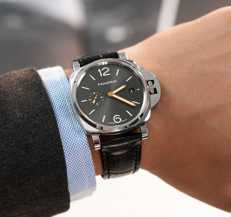 Panerai Watch For Men - Luminor Due, 38 mm, Anthracite Dial