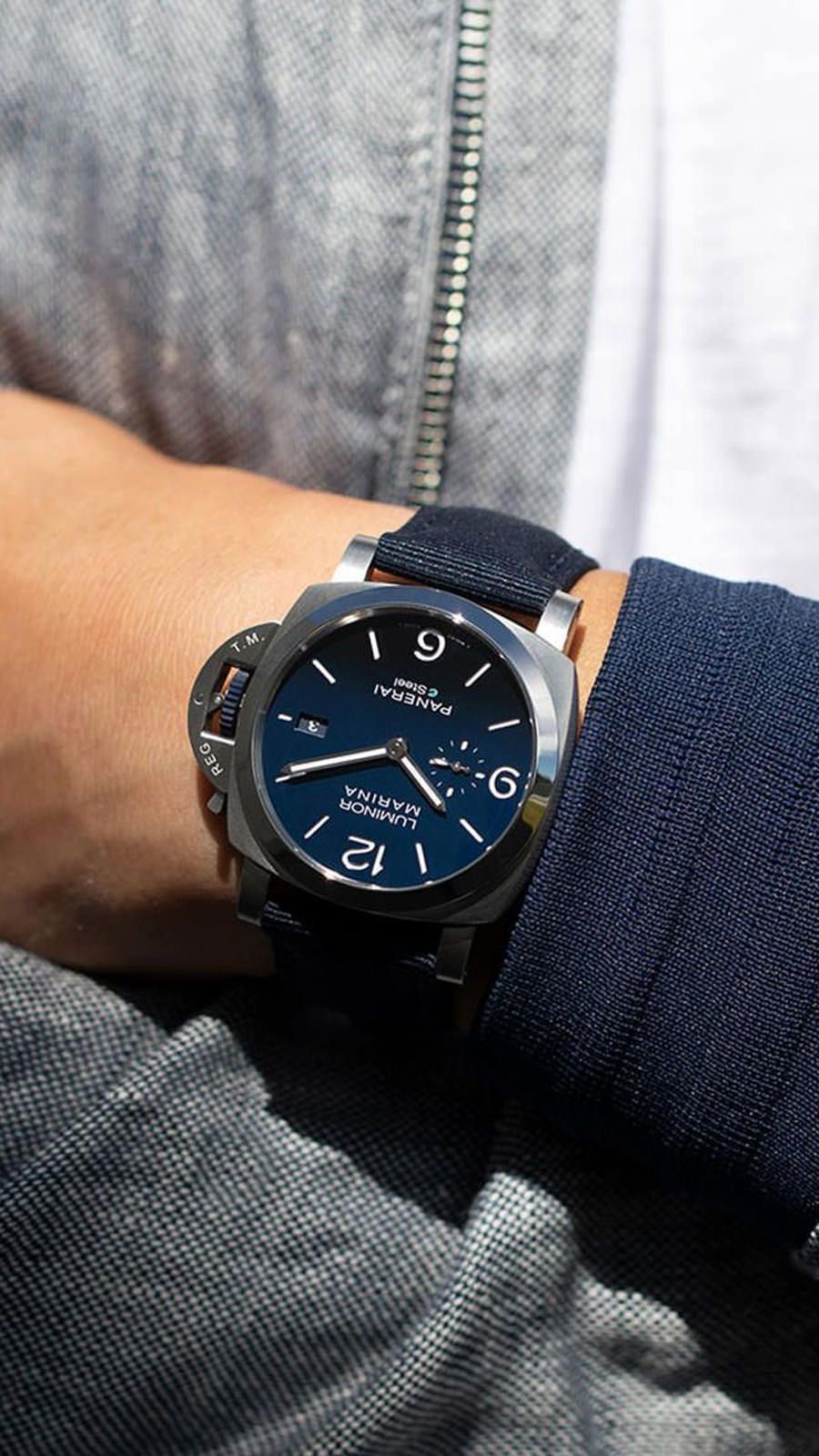 Panerai Watch For Men - Luminor Marina Blu Profondo, 44 mm, eSteel