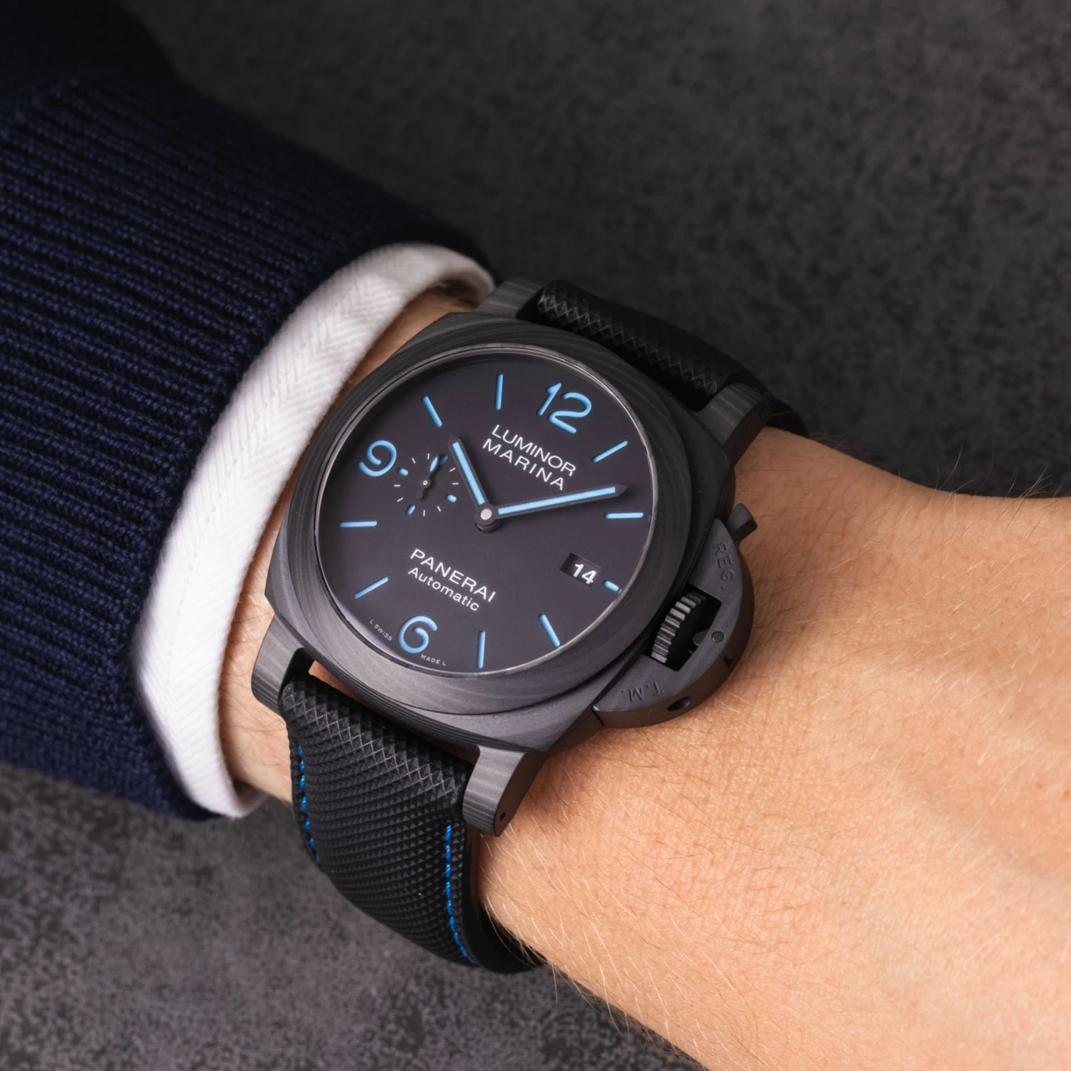 Panerai Watch For Men - Luminor Marina Carbotech, 44 mm