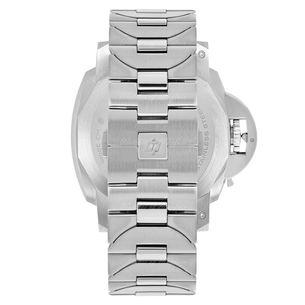 Panerai Watch For Men - Luminor Marina Specchio Blu, 44 mm, Steel Bracelet