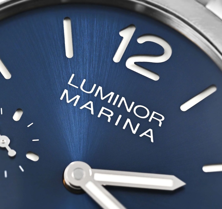 Panerai Watch For Men - Luminor Marina Specchio Blu, 44 mm, Steel Bracelet
