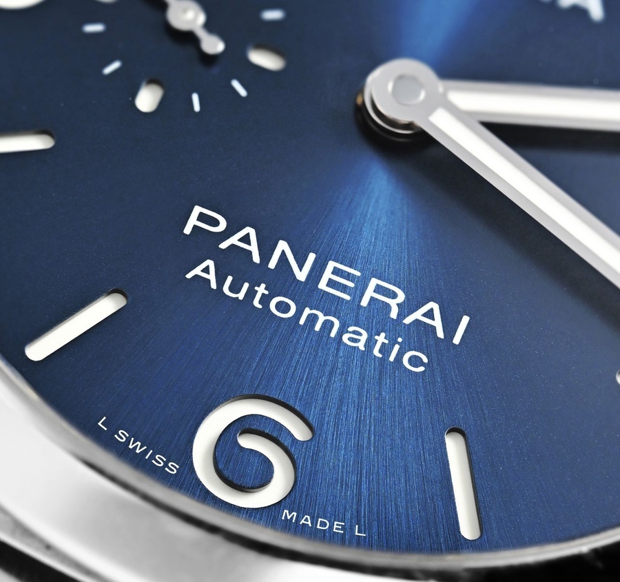 Panerai Watch For Men - Luminor Marina Specchio Blu, 44 mm, Steel Bracelet