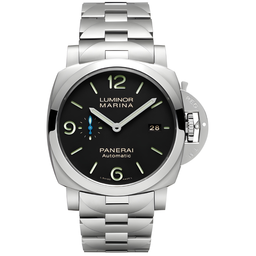 Panerai Watch For Men - Luminor Marina, 40 mm, Specchio Blue - Automatic Acciaio