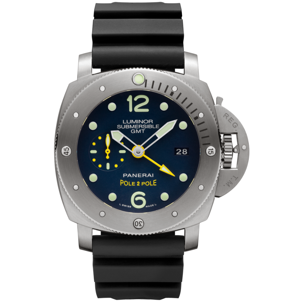 Panerai Watch For Men - Luminor Submersible 1950 3 Days GMT - P2P