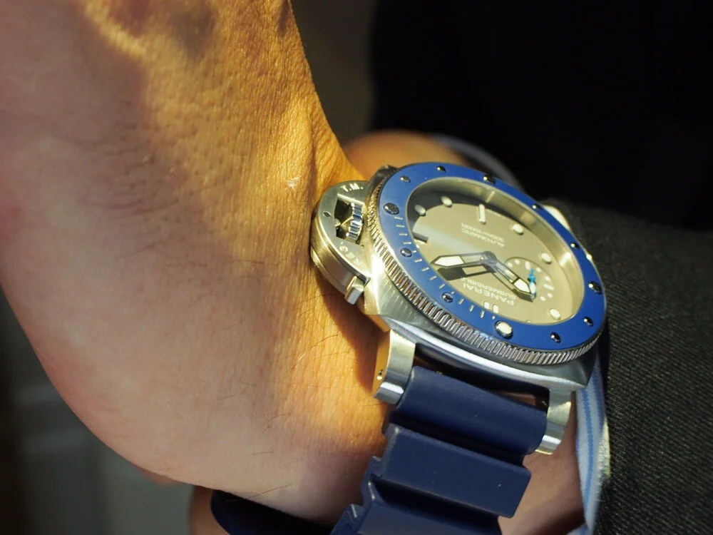 Panerai Watch For Men - Luminor Submersible 42 Automatic Blue Ceramic