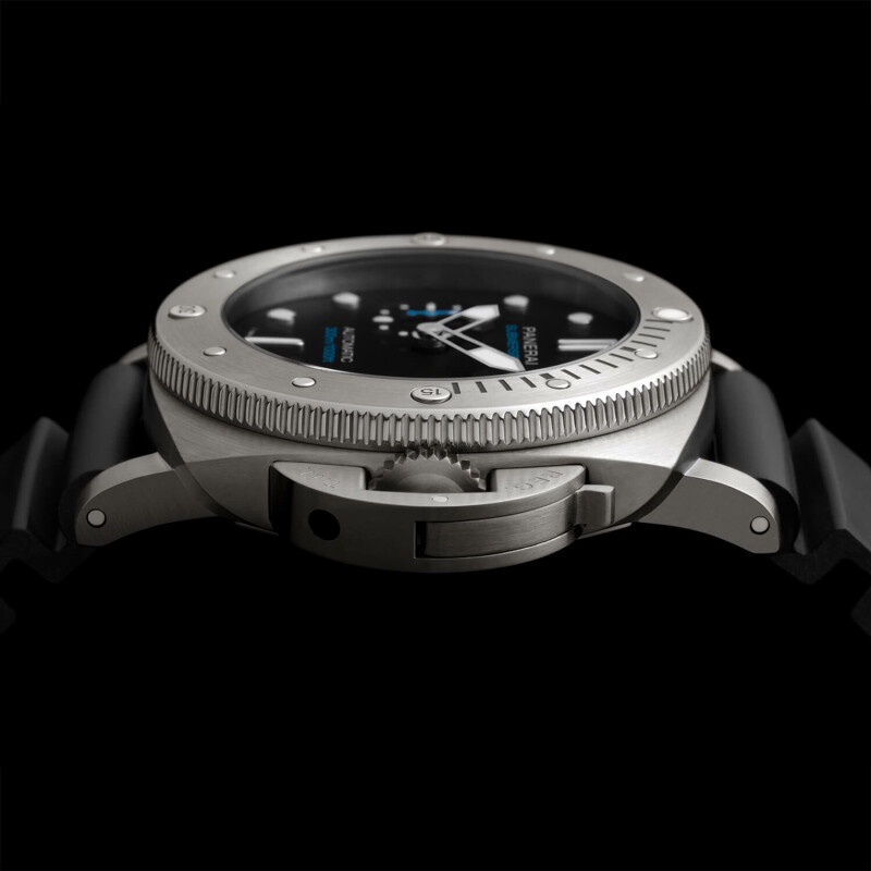 Panerai Watch For Men - Luminor Submersible Automatic, 47 mm, Blue Dial