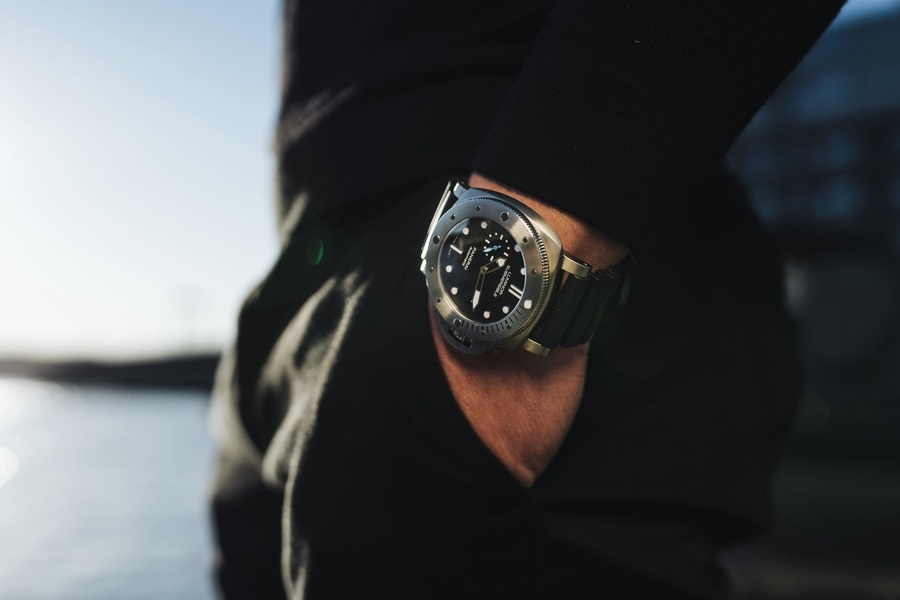 Panerai Watch For Men - Luminor Submersible, 47 mm, Titanium