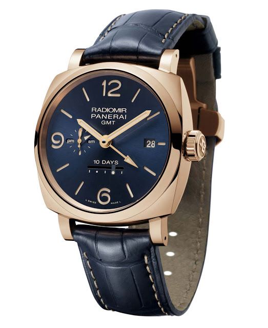 Panerai Watch For Men - Radiomir 1940 10 Days GMT Oro Rosso Boutique Blue