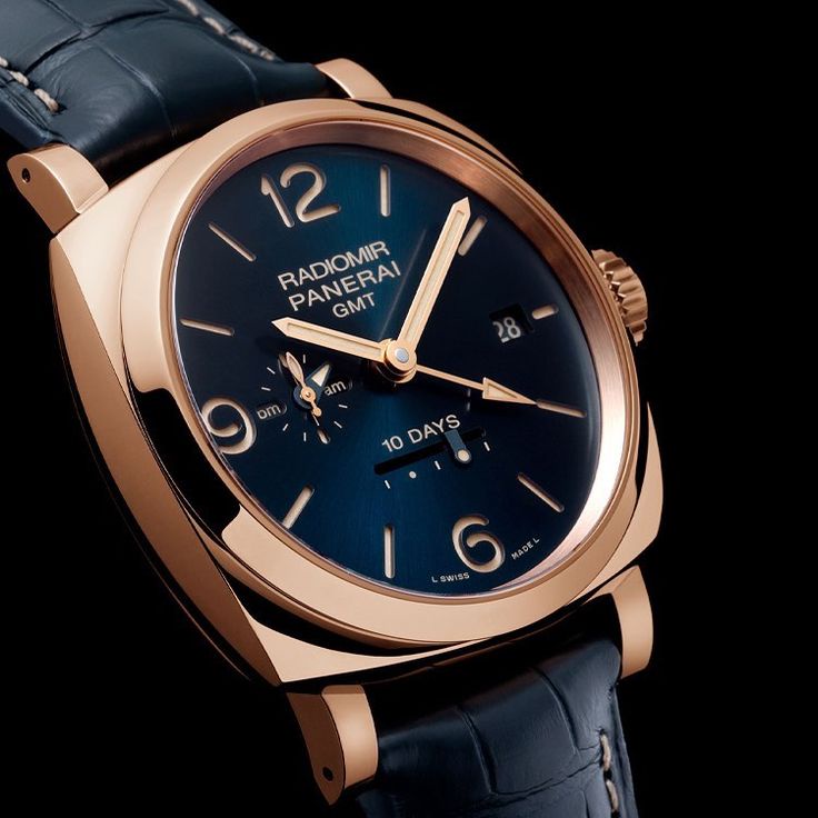Panerai Watch For Men - Radiomir 1940 10 Days GMT Oro Rosso Boutique Blue