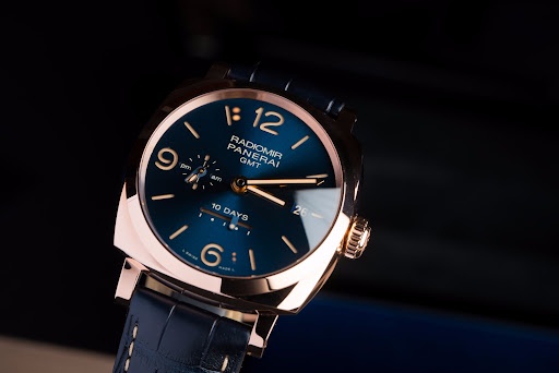 Panerai Watch For Men - Radiomir 1940 10 Days GMT Oro Rosso Boutique Blue